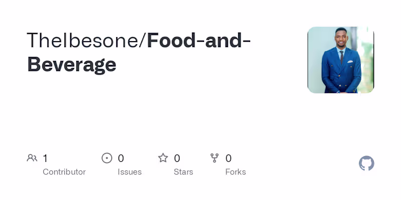 Cover image for Food & Beverages Sales Analysis