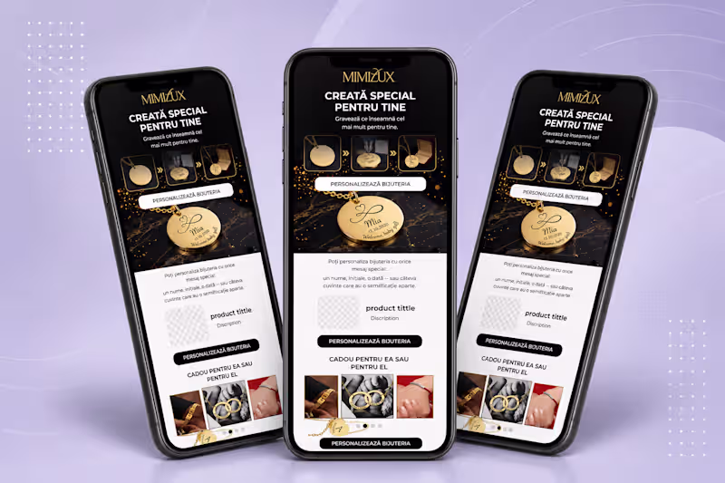 Cover image for Personalized Jewelry Email Design for