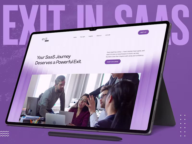 Cover image for Exit in Saas
