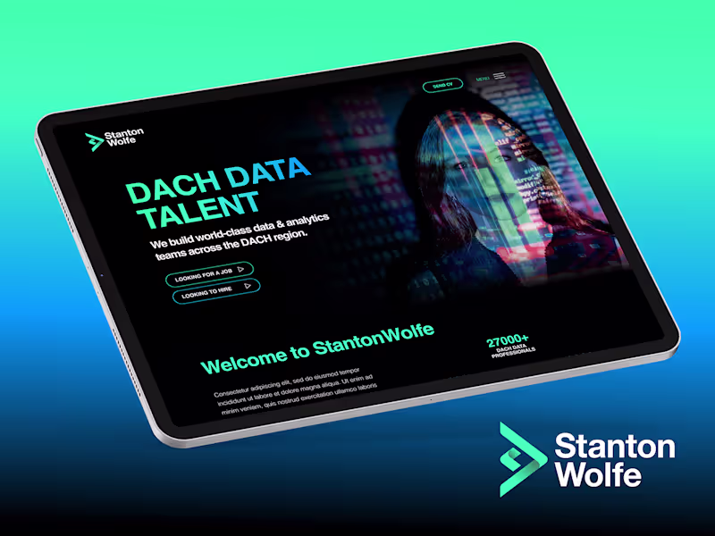 Cover image for Stanton Wolfe website design :: Behance
