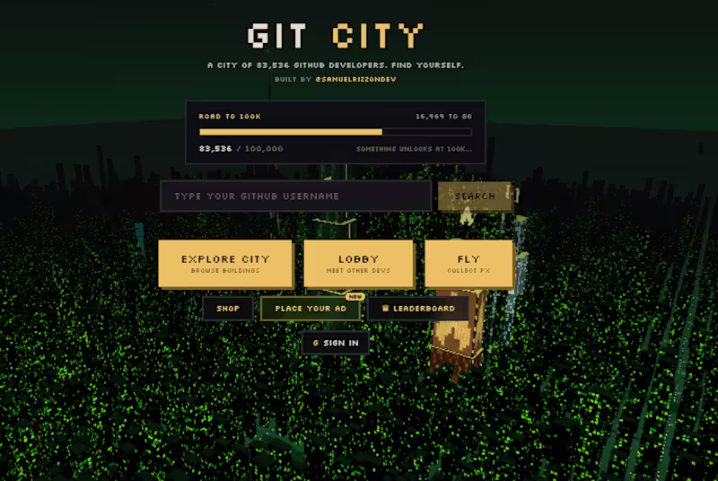 Cover image for Builded My own git city