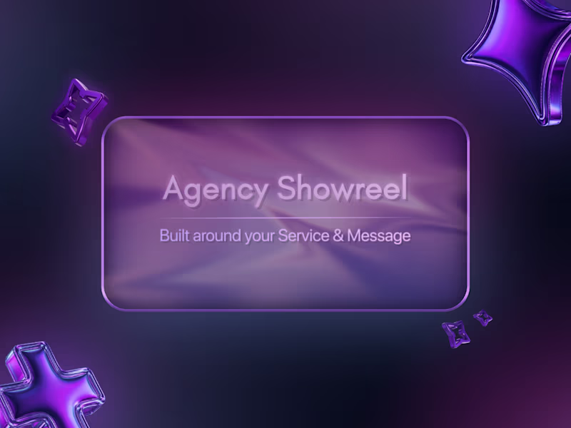 Cover image for Agency Showreel to Stand Out From the Crowd