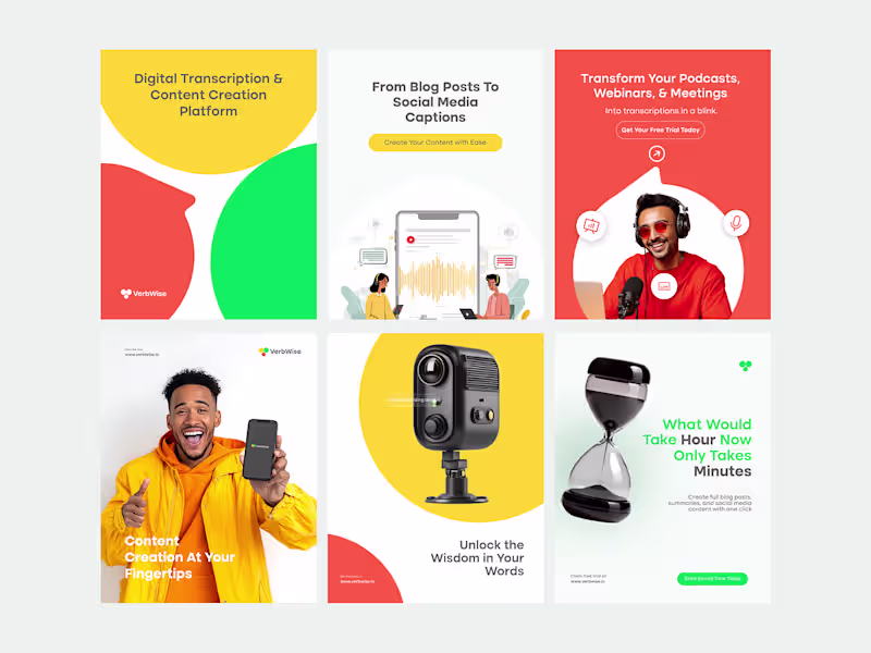 Cover image for Social Media Post Design For Verbwise VerbWise is an innovat...