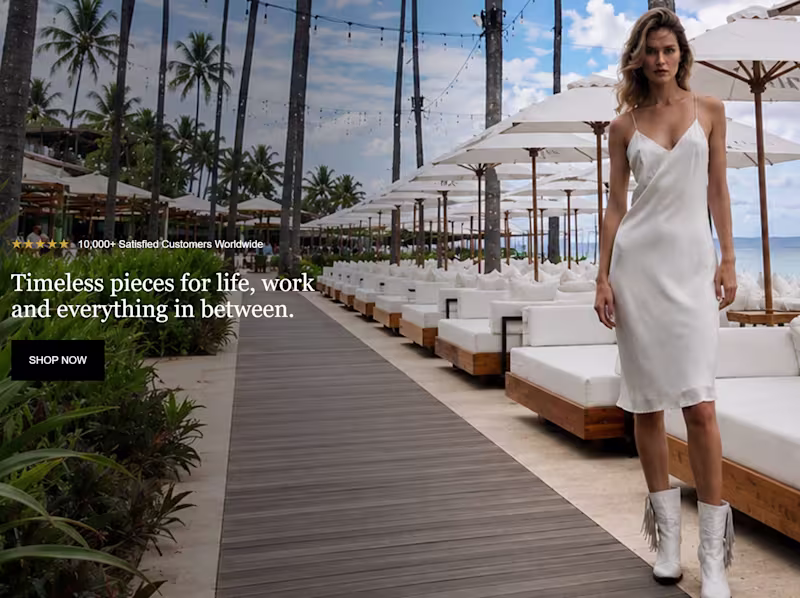 Cover image for Mobile-First Shopify Rebuild for Luxury Fashion Brand