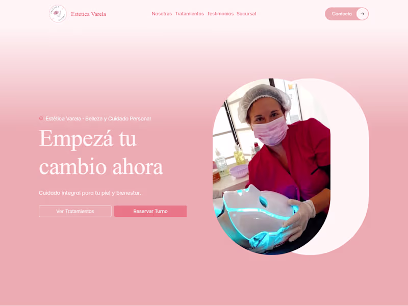Cover image for Estética Varela — Beauty & Wellness Website in Framer