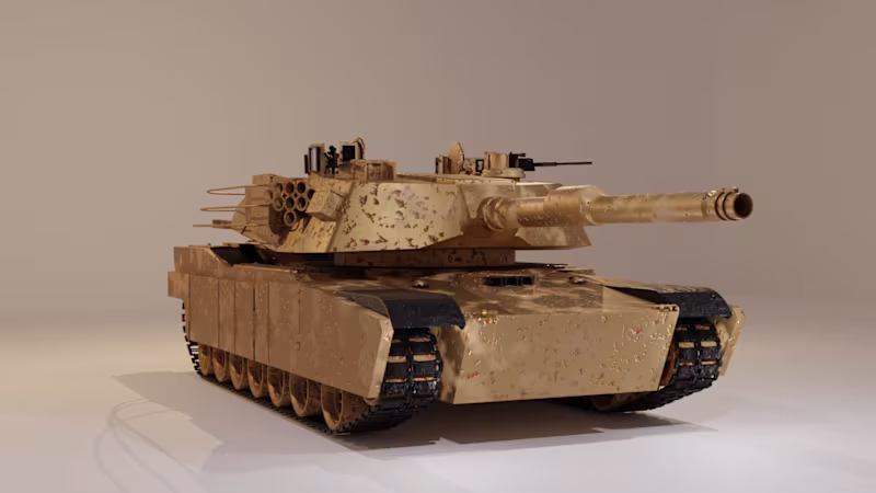 Cover image for M1 Abrams Tank on Behance
