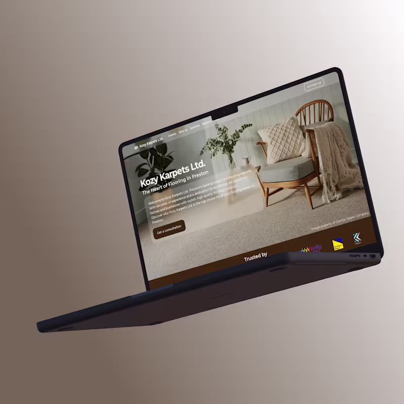 Cover image for Rebranding Kozy Karpets