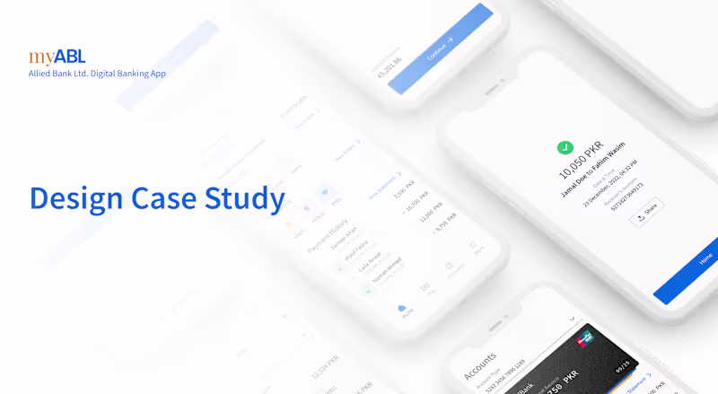 Cover image for myABL | Digital Banking UX Design Case Study