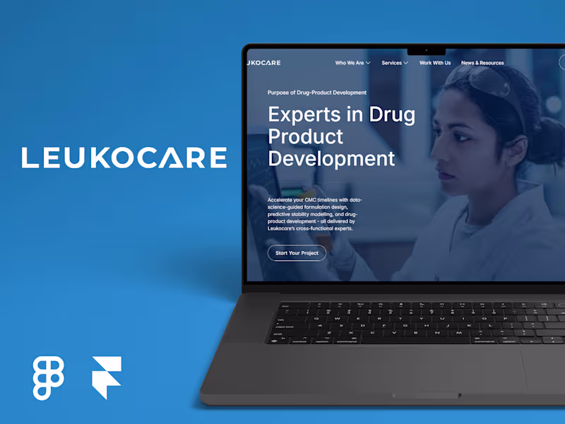 Cover image for Leukocare Website Redesign and Development