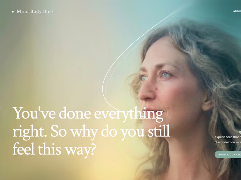 Cover image for Mind Body Bliss — Wellness Platform Framer