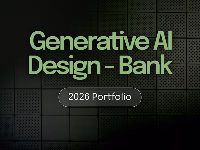 Cover image for Generative AI Image & Design for Banking Service High-End Vi...