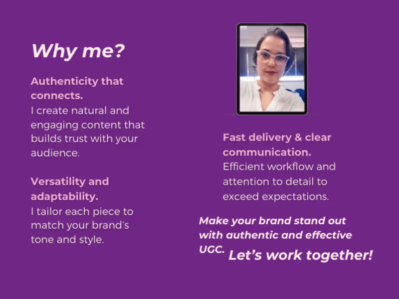 Cover image for Authentic UGC Videos for Ads & Social Media Growth
