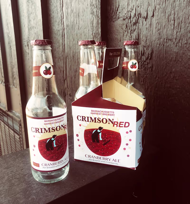 Cover image for Crimson Red Beer Packaging — Sabrina Awdi