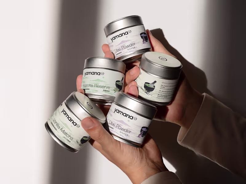 Cover image for Yamana Matcha Branding and Packaging Design