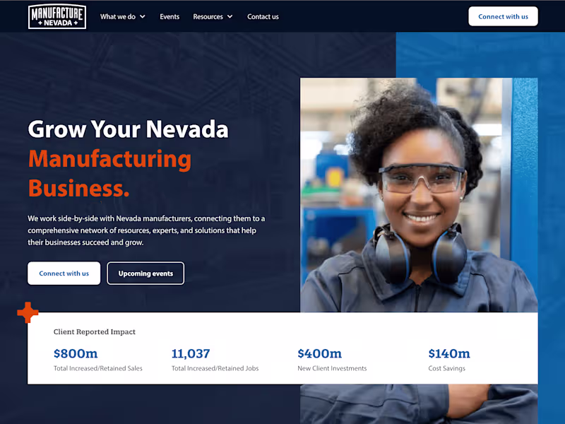 Cover image for Home | Manufacture Nevada