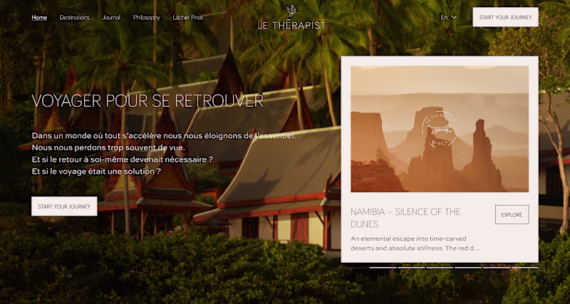 Cover image for Branding and Website Development I Le Therapist