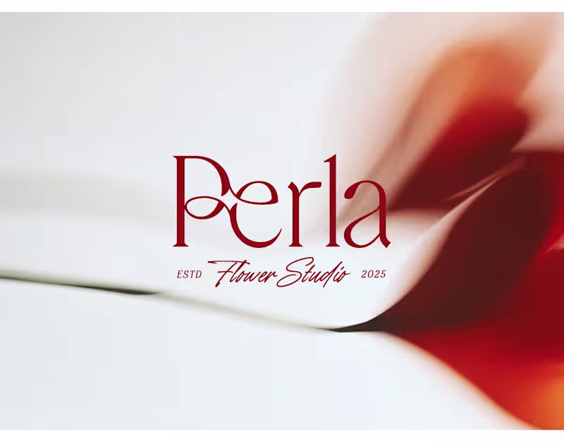 Cover image for Perla Flower Studio - Logo Design