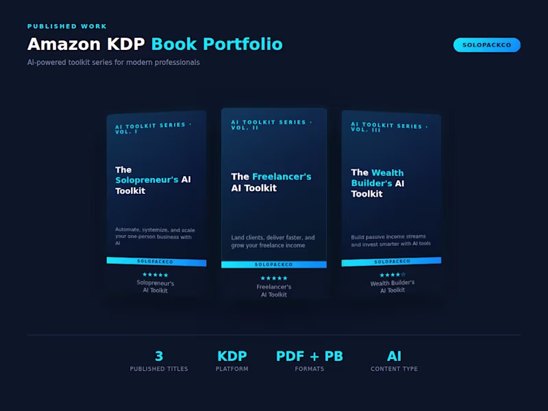 Cover image for Three AI prompt books published