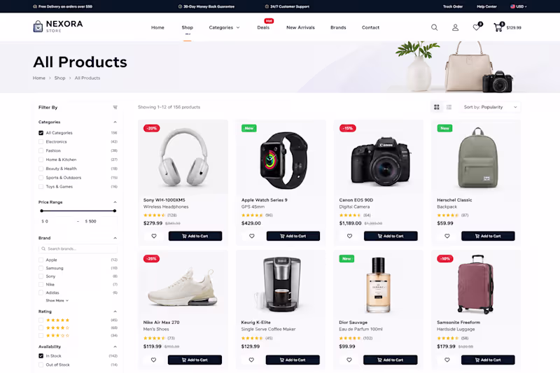 Cover image for High-Converting E-Commerce Web Apps & Custom Stores