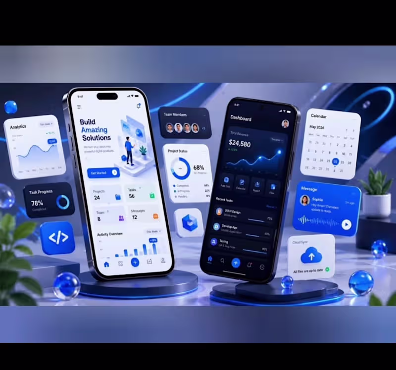 Cover image for ⁠Custom Mobile App for Freelancers & Businesses
