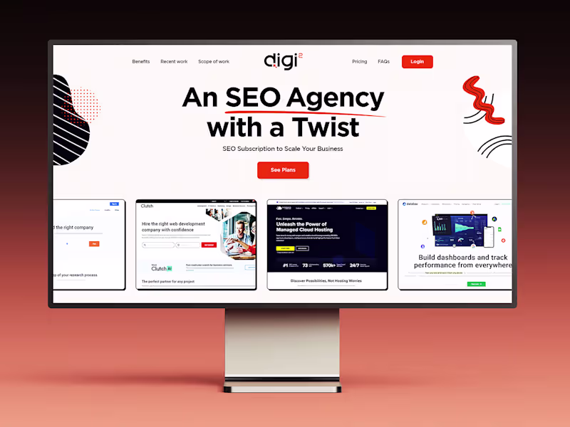 Cover image for DiGiSquared SEO agency WordPress Website