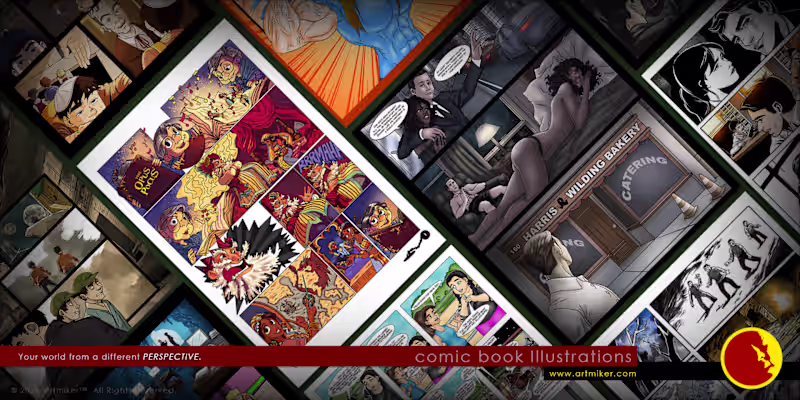 Cover image for COMIC BOOK ILLUSTRATION SERVICES