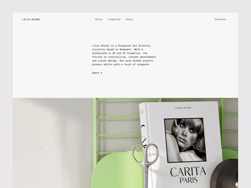 Cover image for Portfolio website in Framer