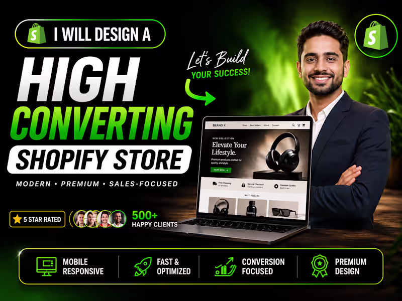 Cover image for Shopify Store Design