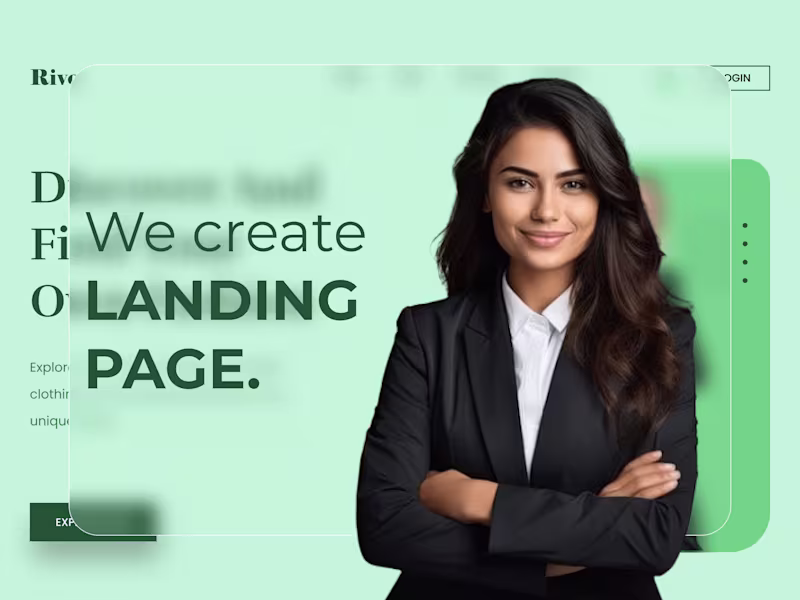 Cover image for Engaging and user-friendly landing page design
