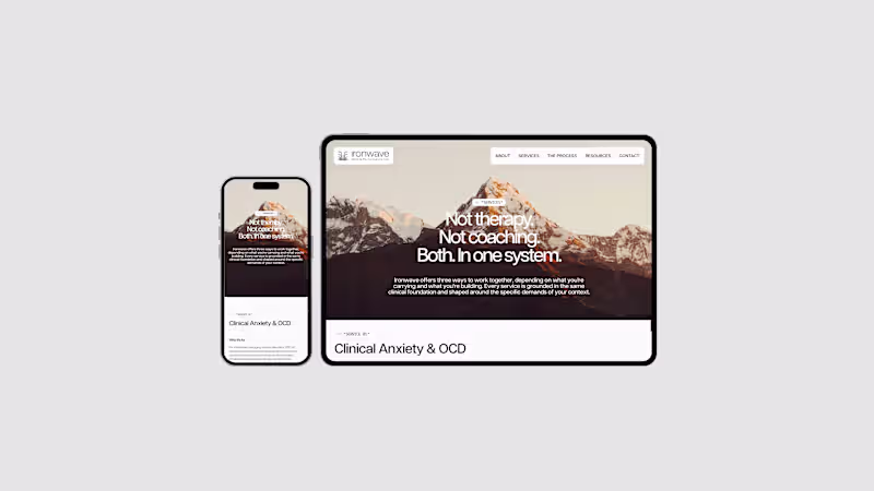 Cover image for Website Design UI/UX - mental