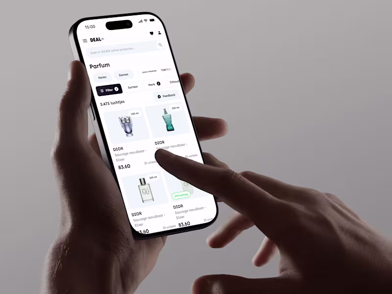 Cover image for Redesign website & app — Deal.nl