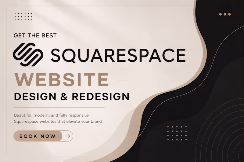 Cover image for Squarespace website design  & redesign for businesses 