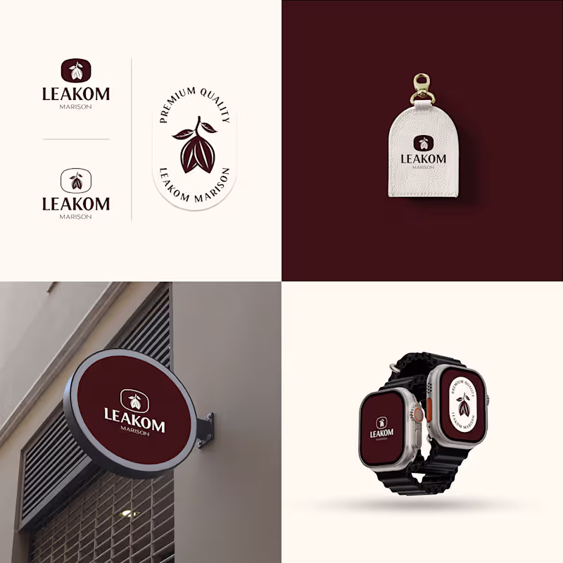 Cover image for Logo Design for a COCOA Company on Behance