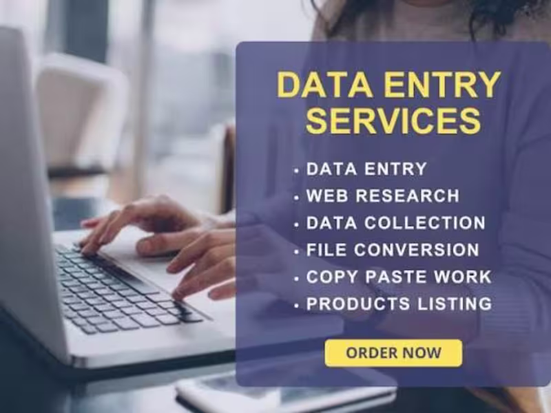 Cover image for Data Entry & Admin Support Services Specialist 