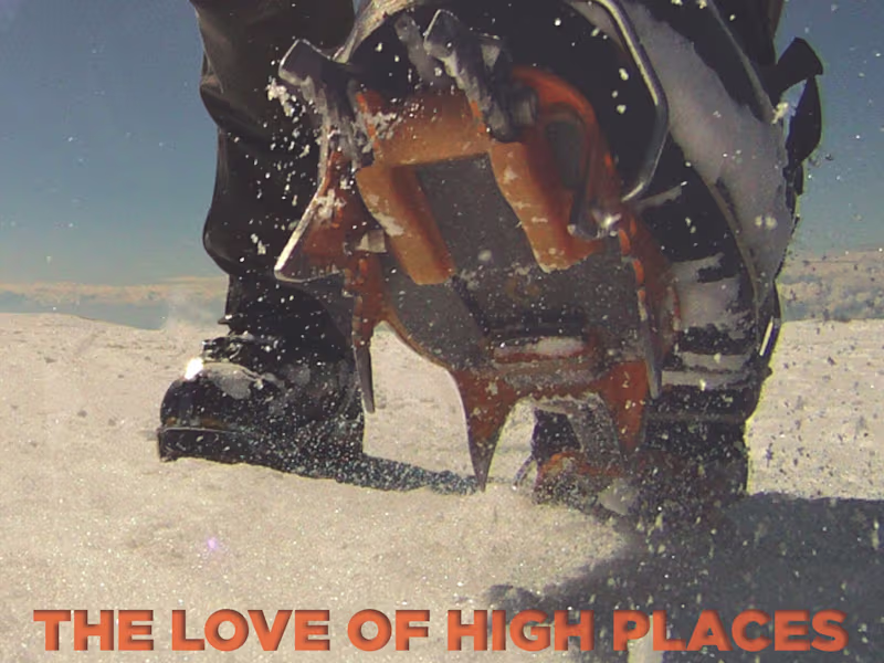 Cover image for The love of high places