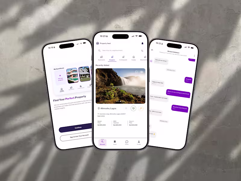 Cover image for Open House Real Estate Mobile App