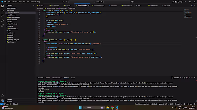 Cover image for Node-Auth-API
