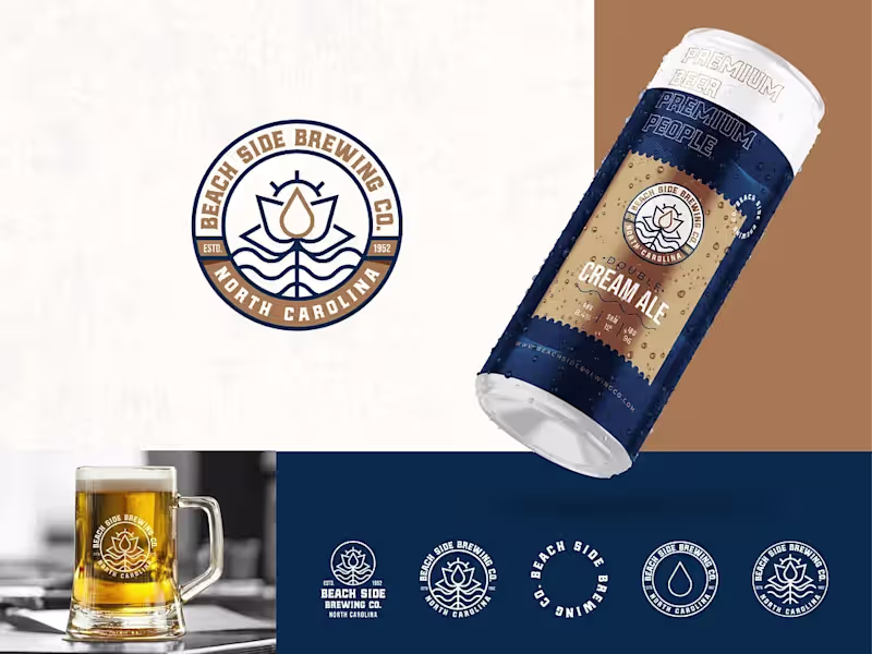 Cover image for Beach Side Brewing Co. Logo