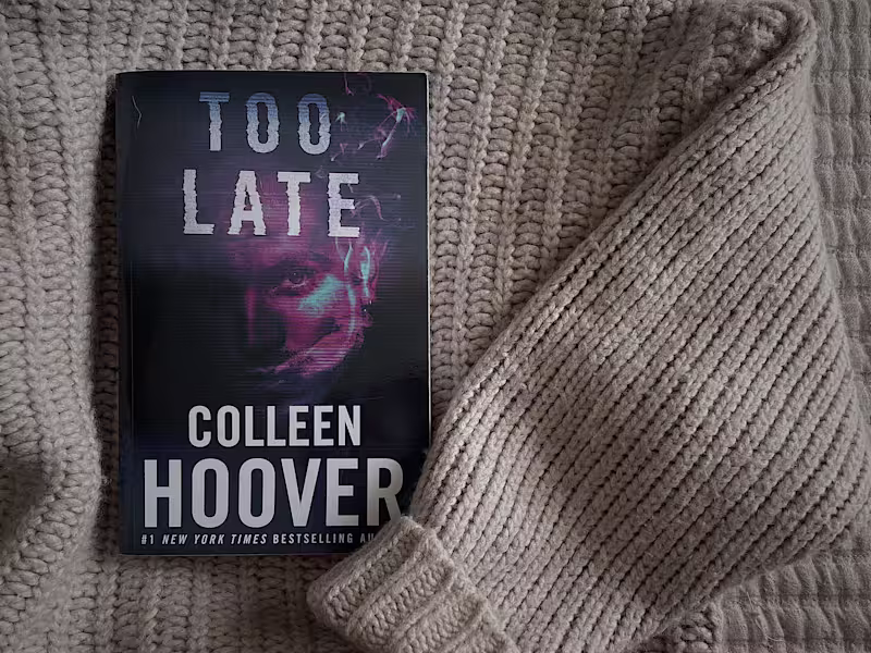 Cover image for Blog Post: Too Late by Colleen Hoover