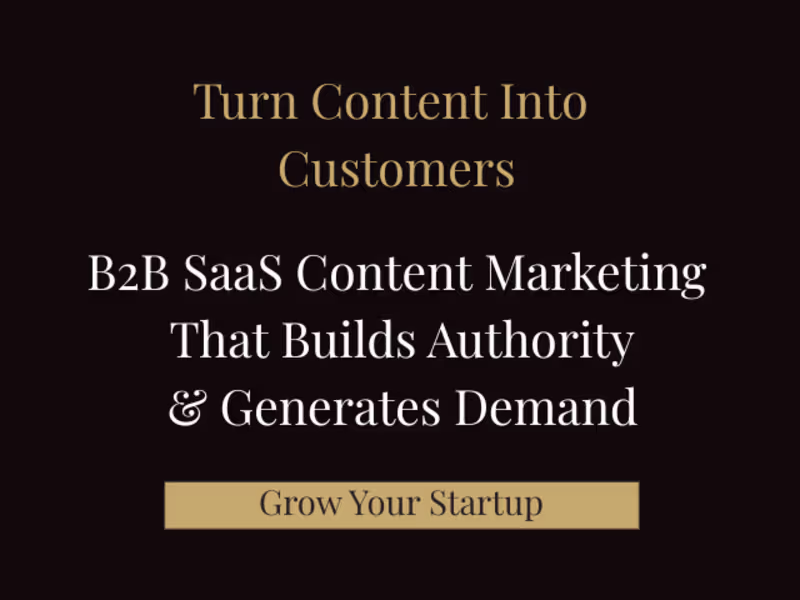 Cover image for B2B SaaS Content Marketing for AI & Startup Companies