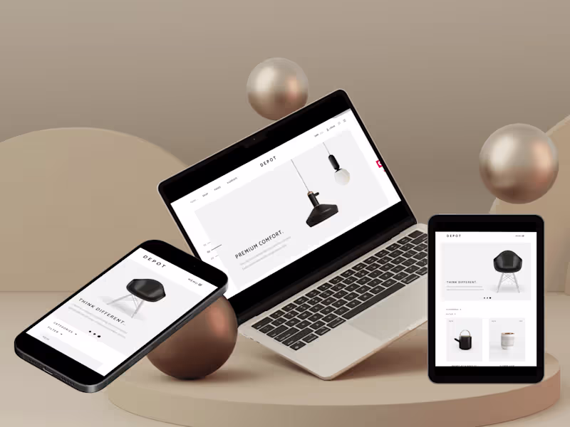 Cover image for Premium Interior Design Product E-Commerce Store