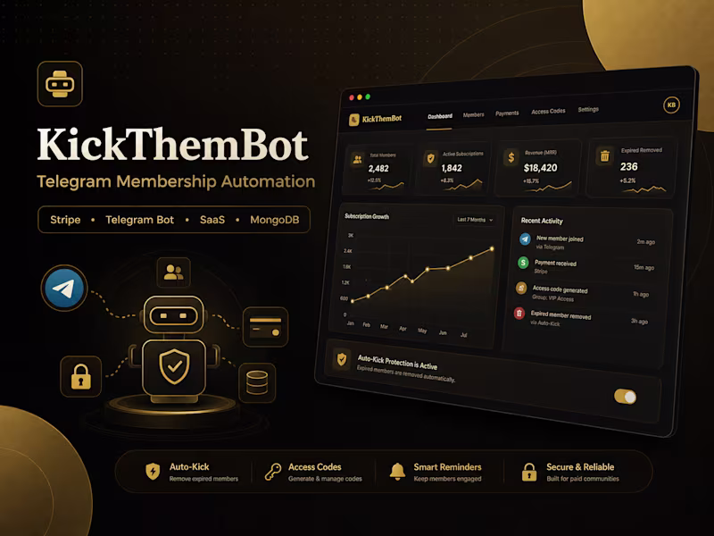 Cover image for KickThemBot is a SaaS tool