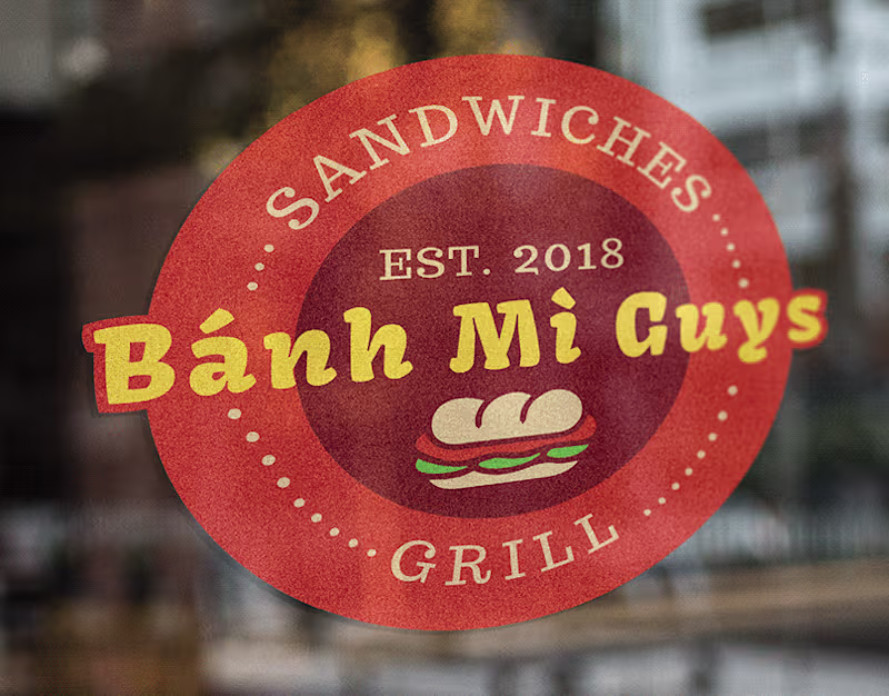 Cover image for Bahn Mi Guys Logo & Brand Identity :: Behance