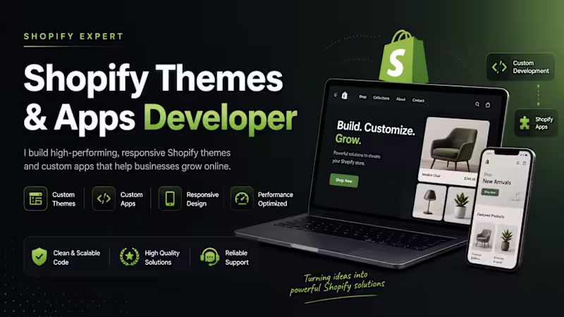 Cover image for Advanced Shopify Theme & Store Customization
