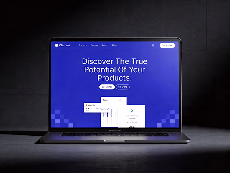 Cover image for UI design crafted in Figma and seamlessly developed in Framer 