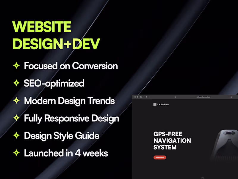 Cover image for Website Design (Multiple pages)