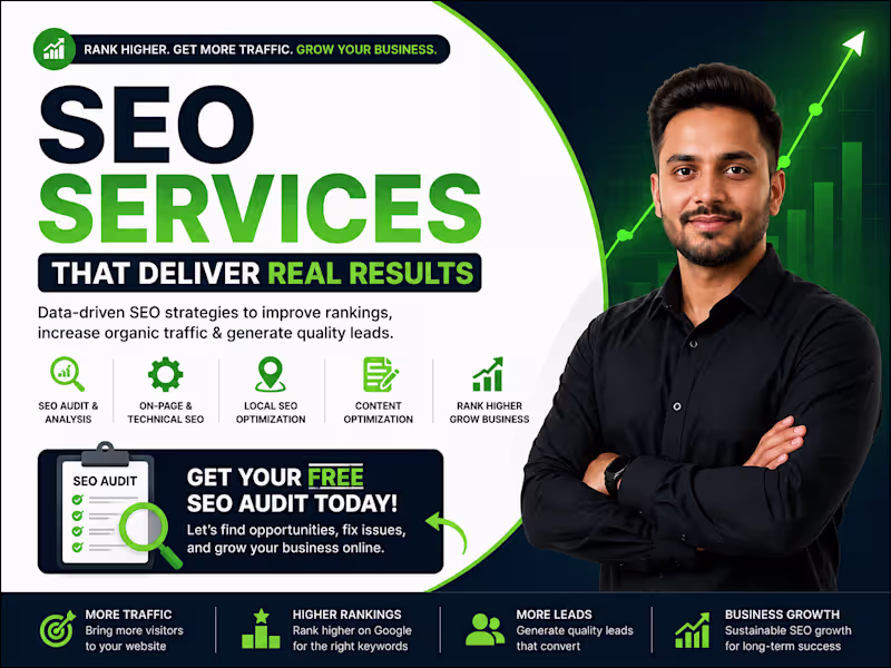 Cover image for SEO Services for Traffic, Rankings & Lead Generation