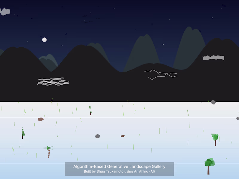 Cover image for Explore Algorithmic Landscape Generation with AI App