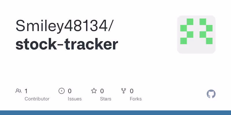 Cover image for Stock tracker with ai predictions