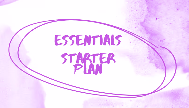 Cover image for Essentials Starter Plan 